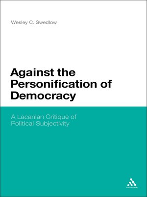 cover image of Against the Personification of Democracy